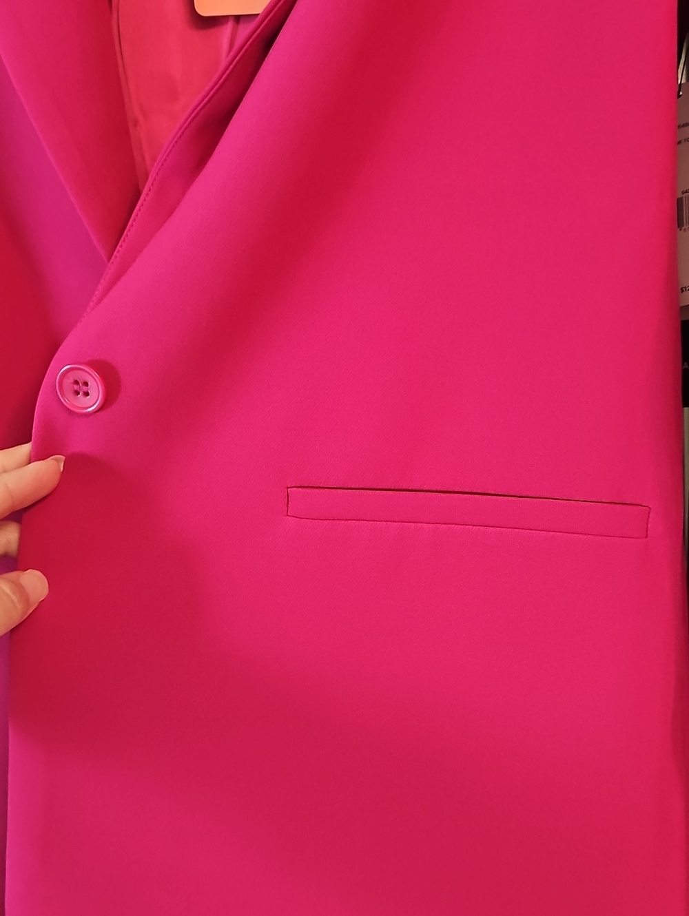 Liverpool Bright Fuchsia Single-Button Blazer - Picture 5 of 10